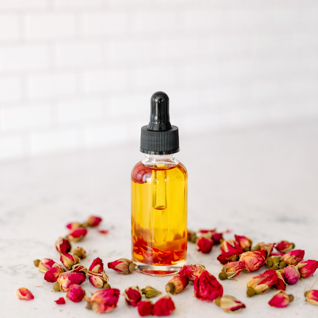 Rose Glow Facial Oil | Organic Rosehip & Frankincense Serum for Radiant, Youthful Skin