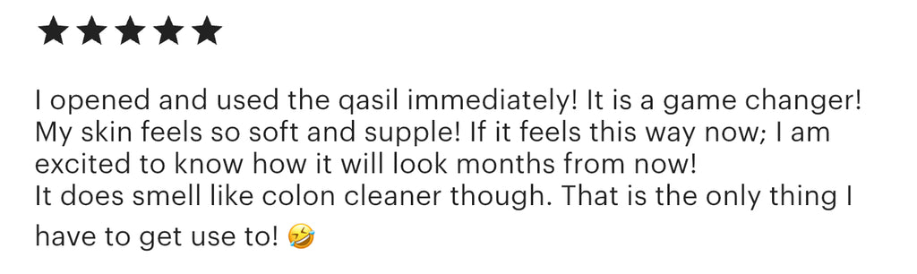 All natural Qasil Cleanser & Exfoliating  Pouch