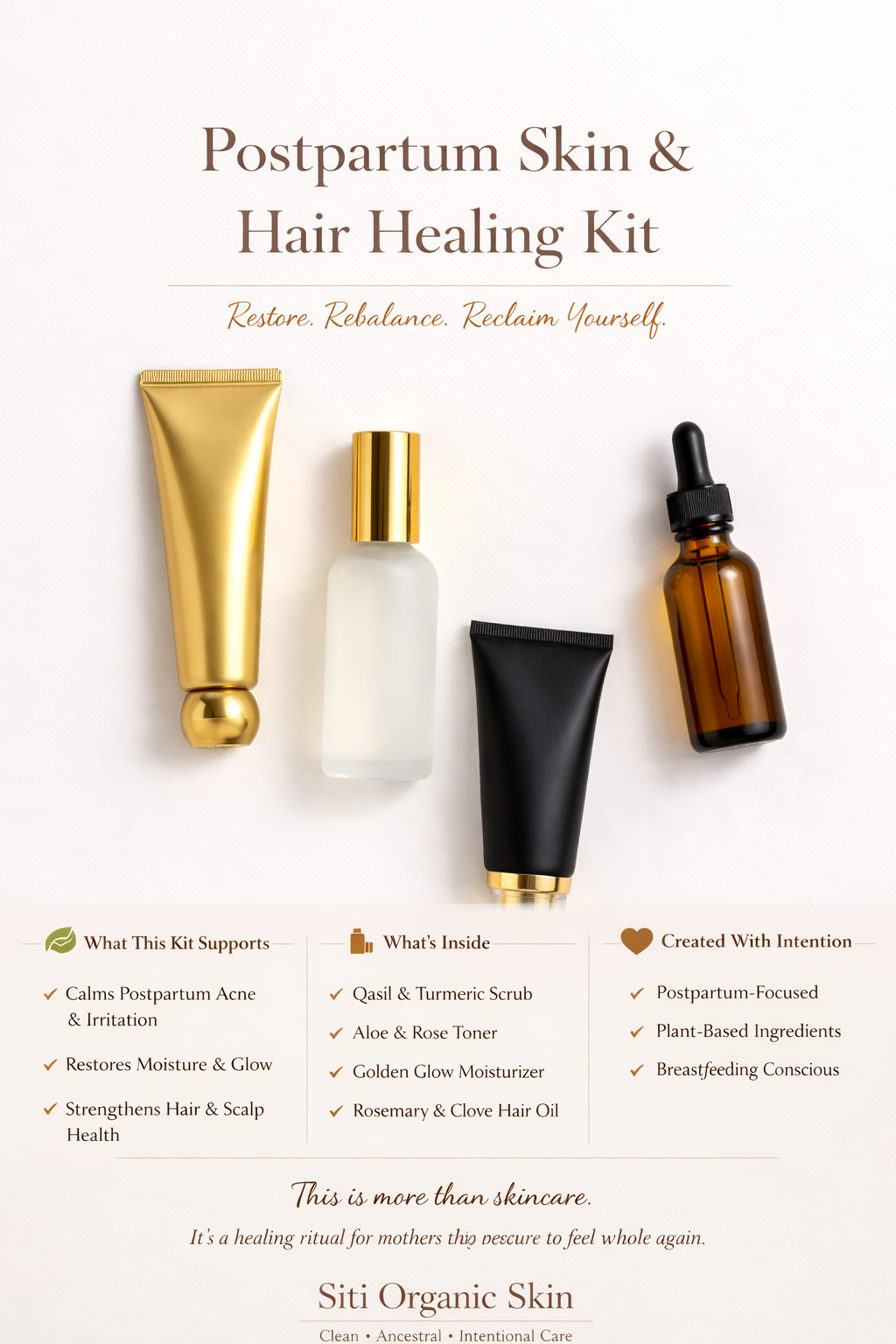 Postpartum Skin & Hair Healing Kit