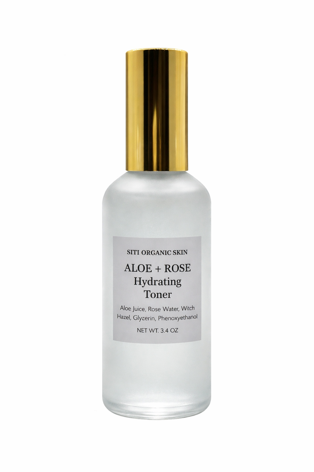 Aloe + Rose Hydrating Toner | Soothing, Alcohol-Free Facial Toner for Dry & Sensitive Skin