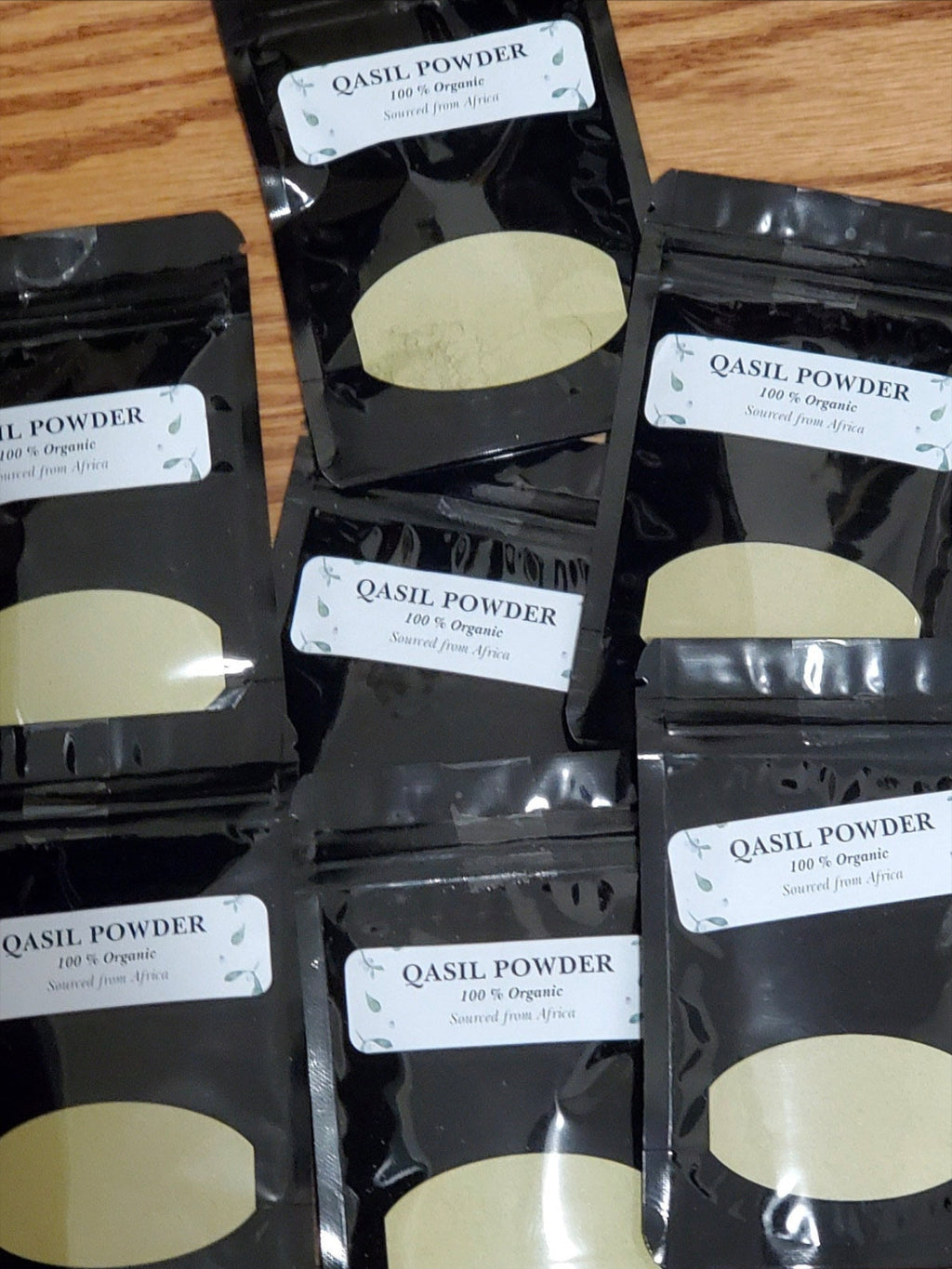 All natural Qasil Cleanser & Exfoliating  Pouch